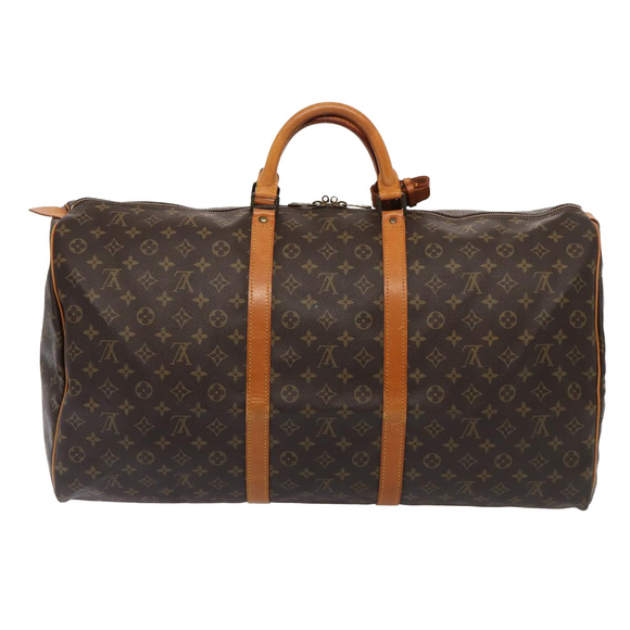 LOUIS VUITTON Monogram Keepall 60 Boston Bag M41422 LV Auth yk14157 - Picture 2 of 16